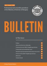 Belügyi Szemle Bulletin Vol.1, Issue 1, 2021